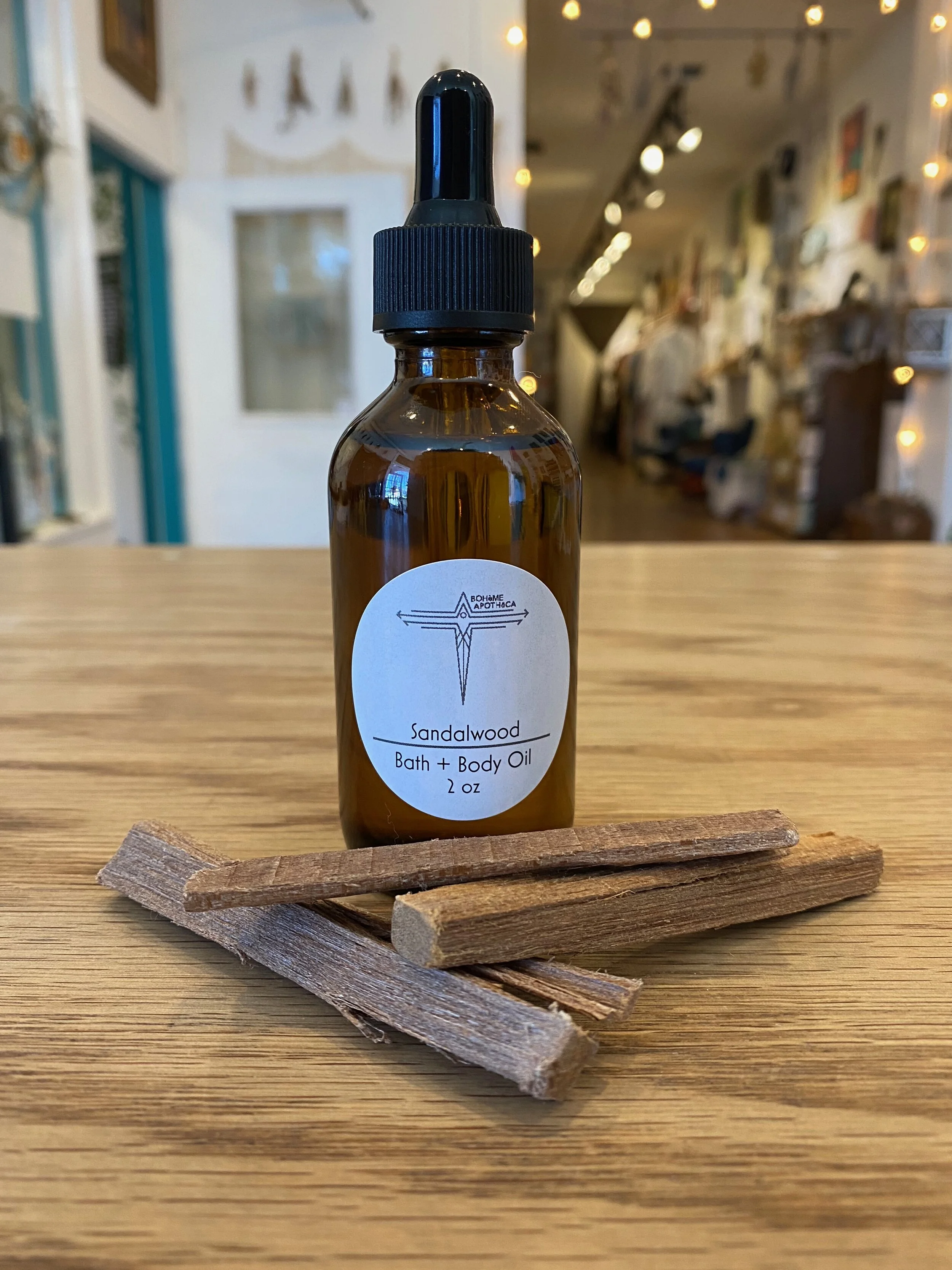 Sandalwood Bath and Body Oil 2 oz