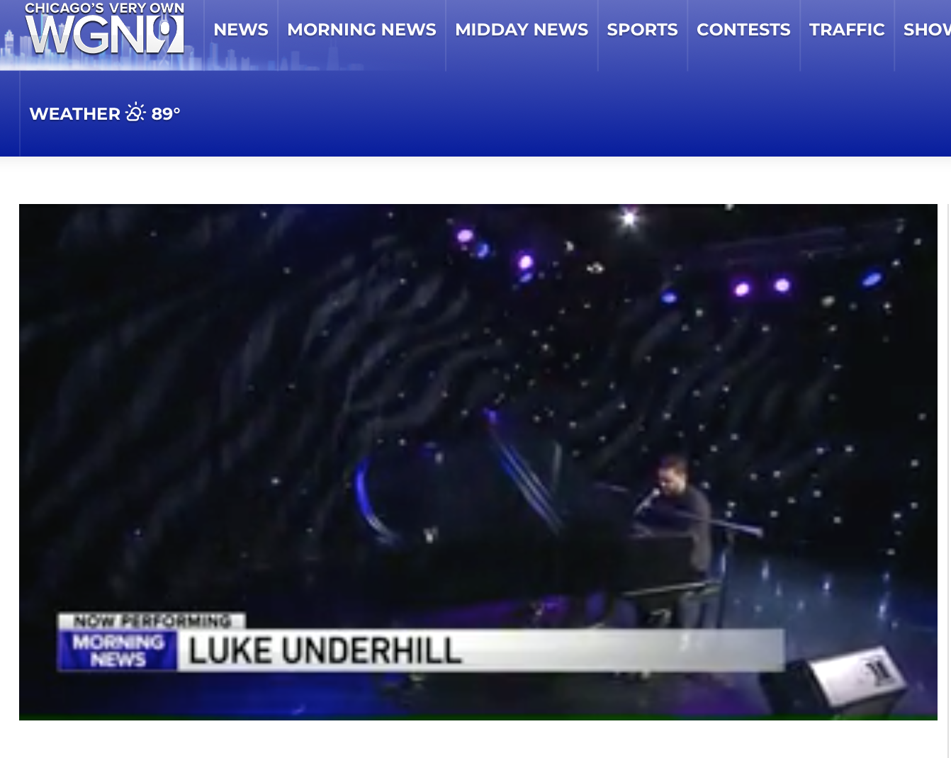 WGN TV- Live Performance of "Goodbye, MaryJane"