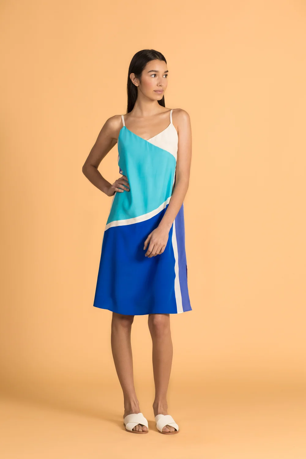 AMELIA SLIP DRESS — Sylvia Delao