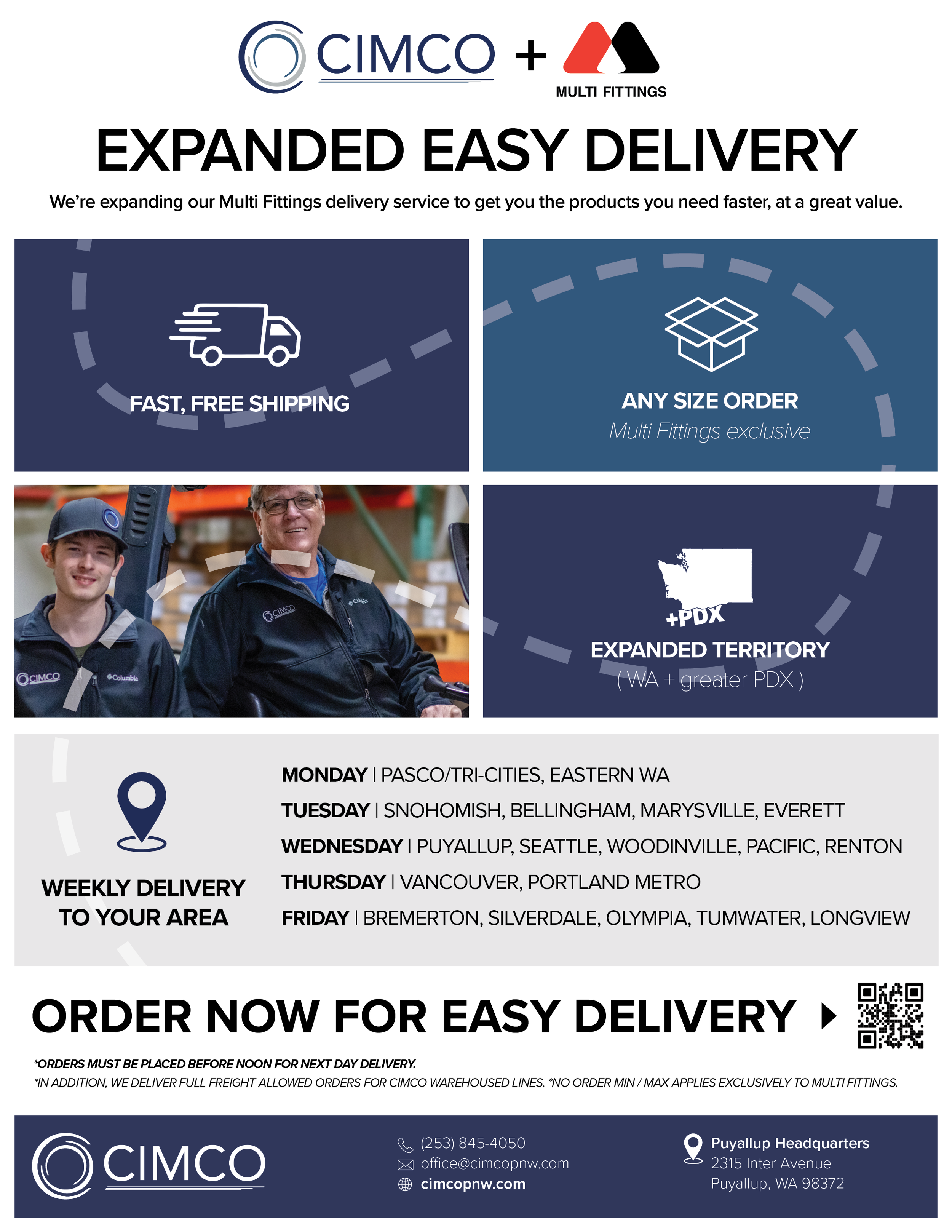 Multi Fittings Delivery Service