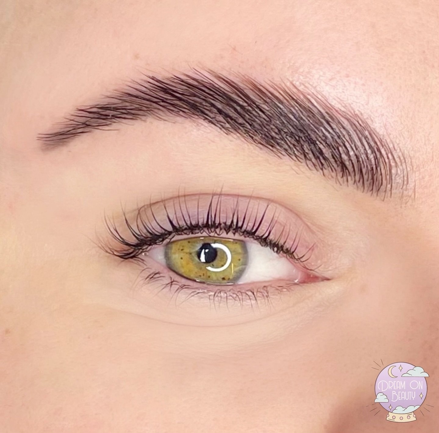 Lash lift &amp; tint + brow sculpt lamination &amp; tint on the most gorgeous green eyes 🧚🏼&zwj;♀️