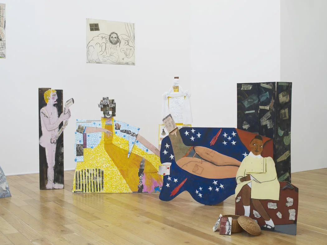 Lubaina Himid, A Fashionable Marriage, 1986