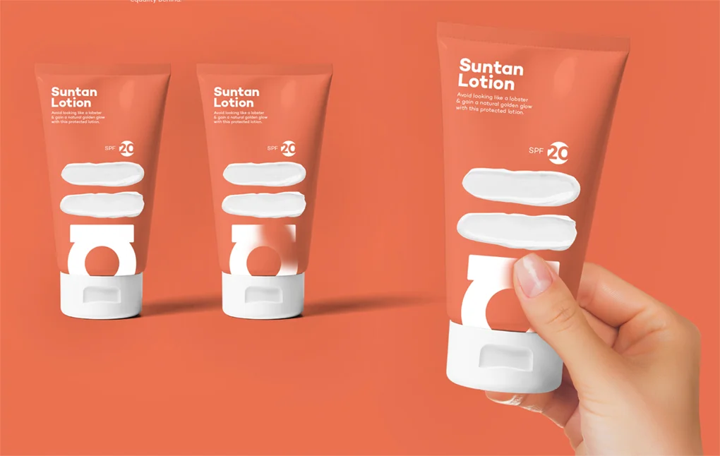 Heat sensitive suntan lotion concept