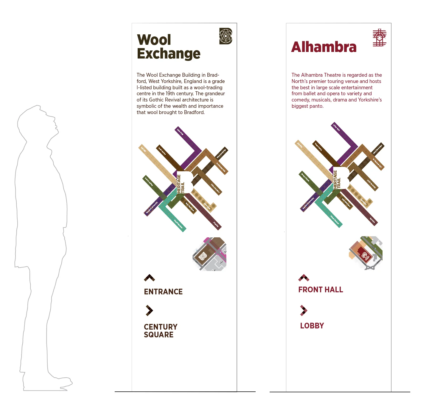 Way finding signage system concept