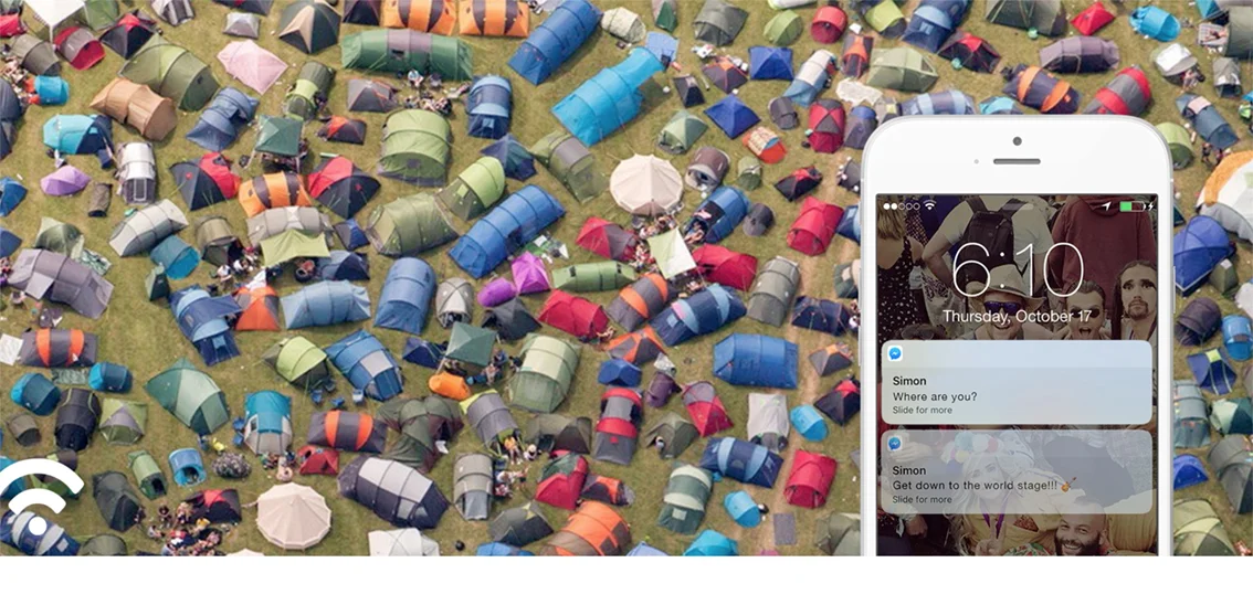 John Lewis festival locator app