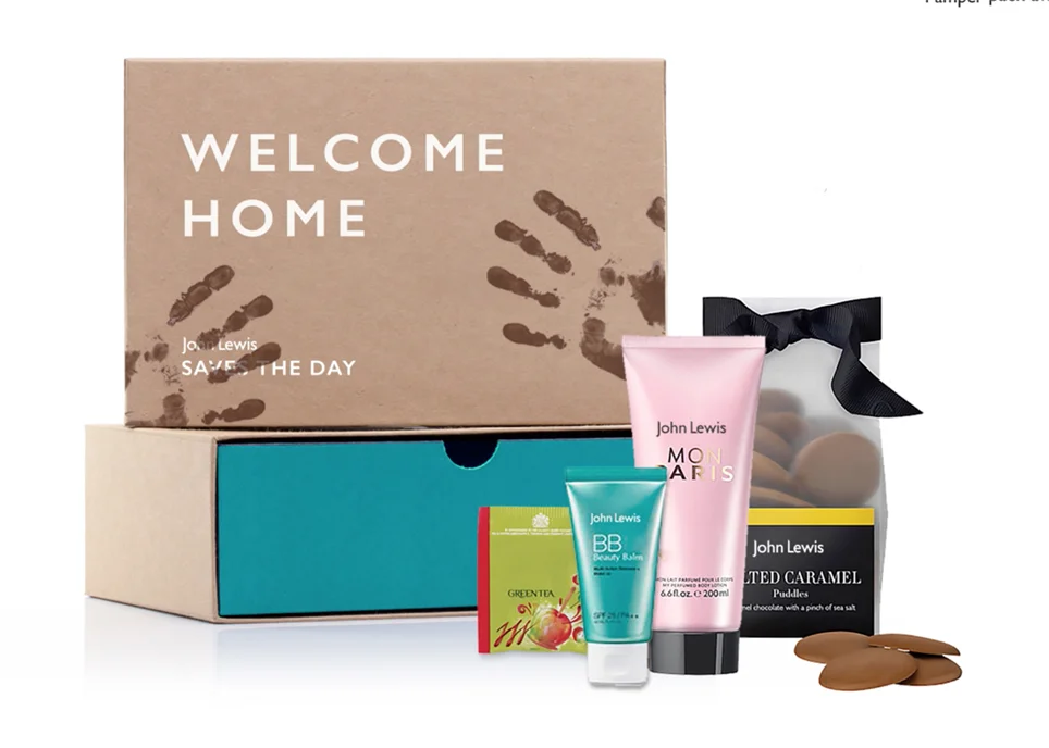 Pre-order a special pamper pack to be delivered on your return home
