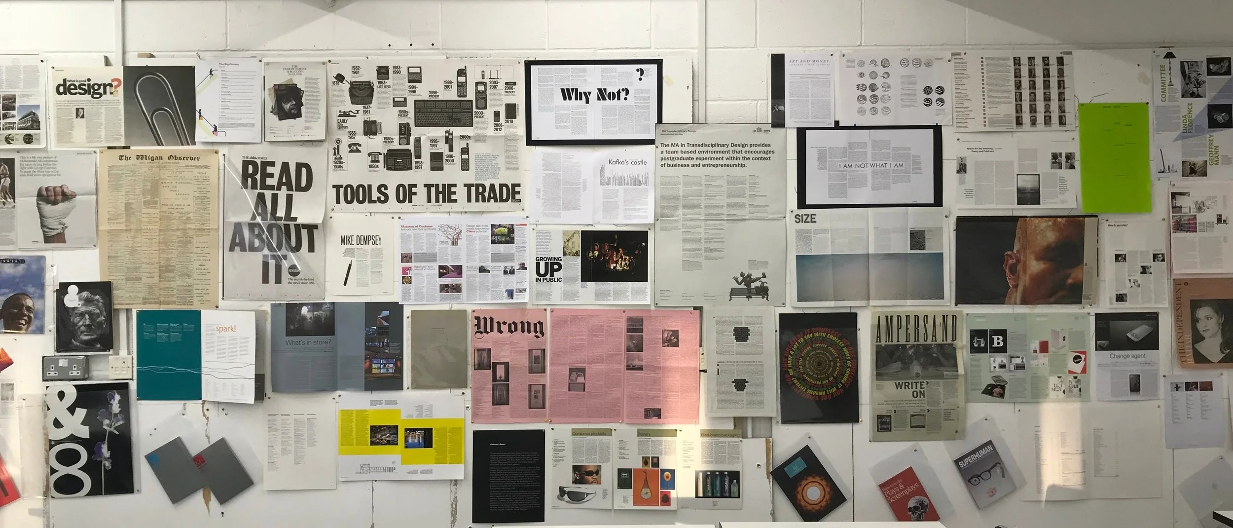 A wall of inspiration