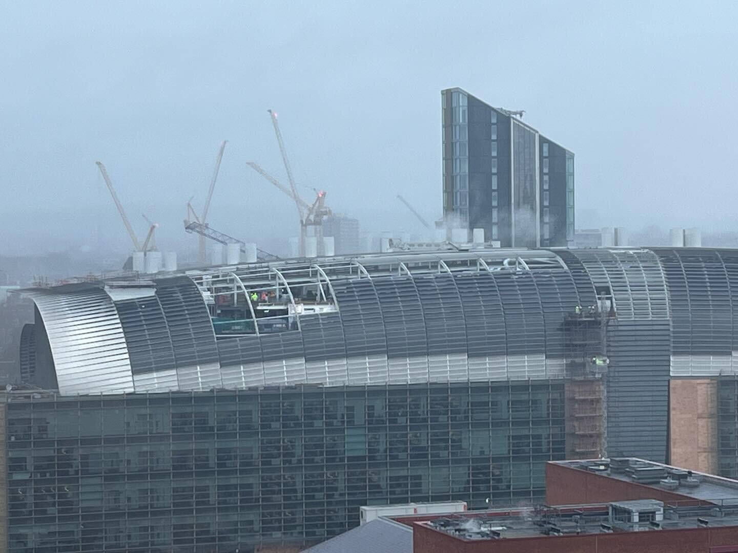 Just a little roof project going on at @thefranciscrickinstitute (!) #projectmanagement #design #construction #london #londoncity