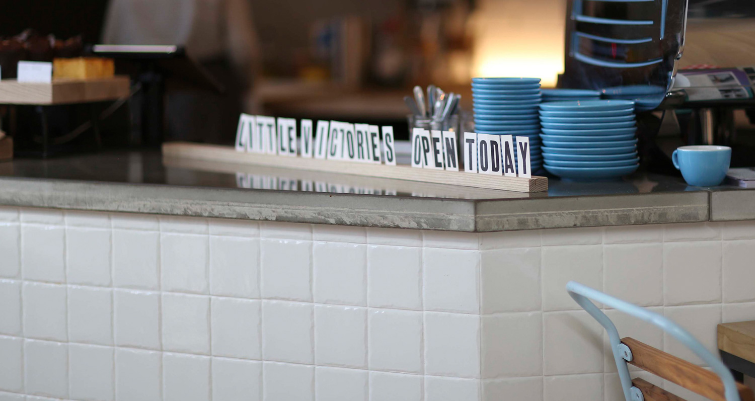 Concrete bar top