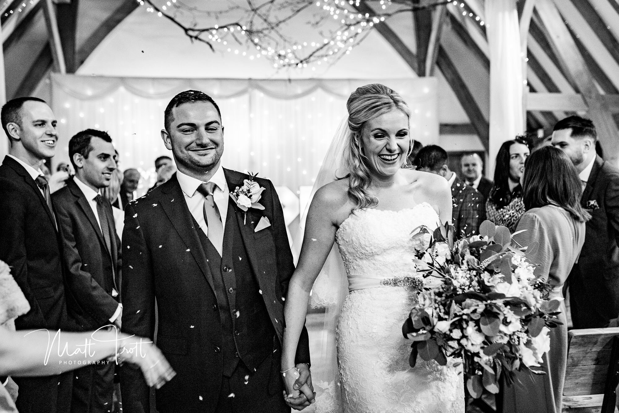 confetti shot at the old kent barn