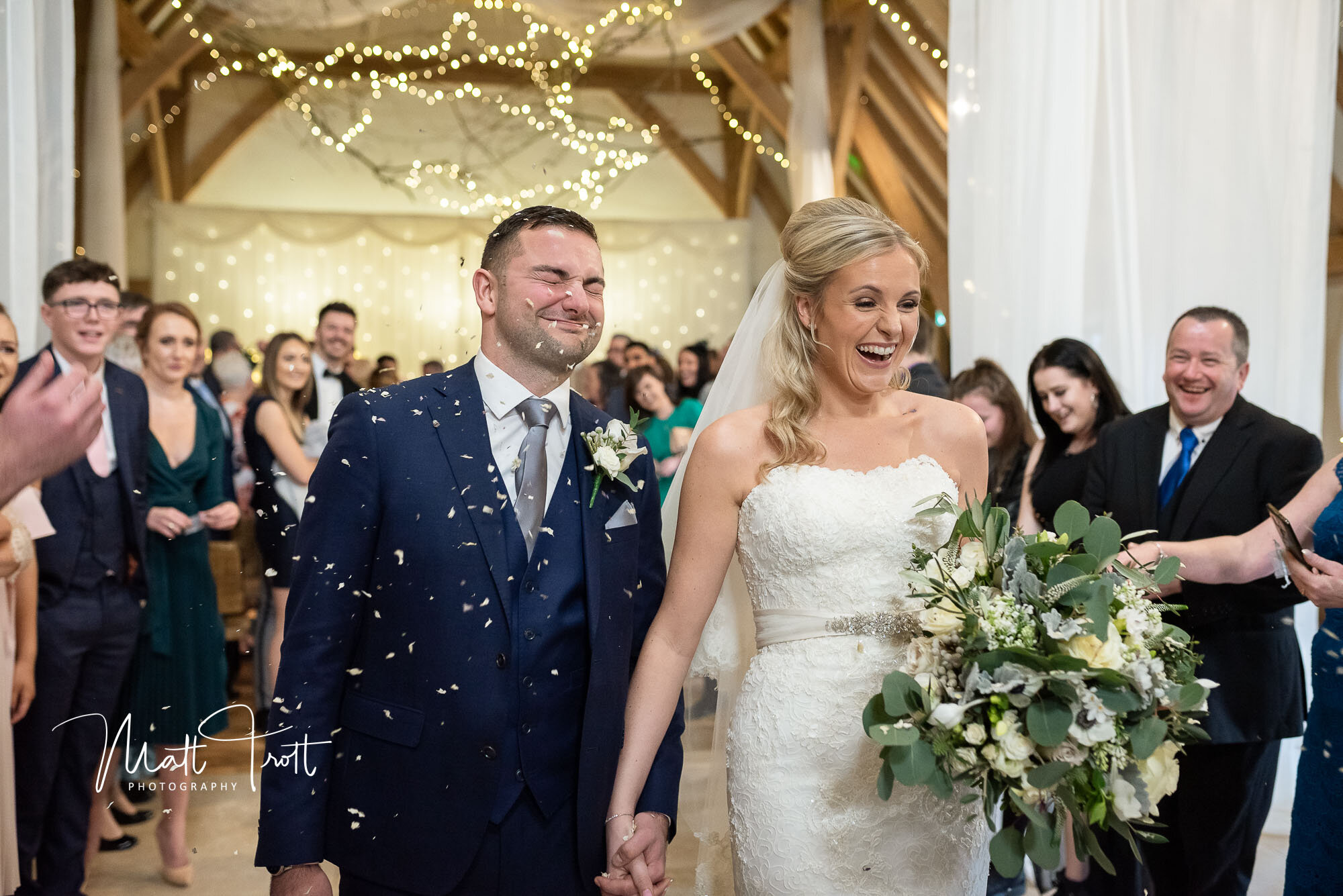 confetti shot at the old kent barn