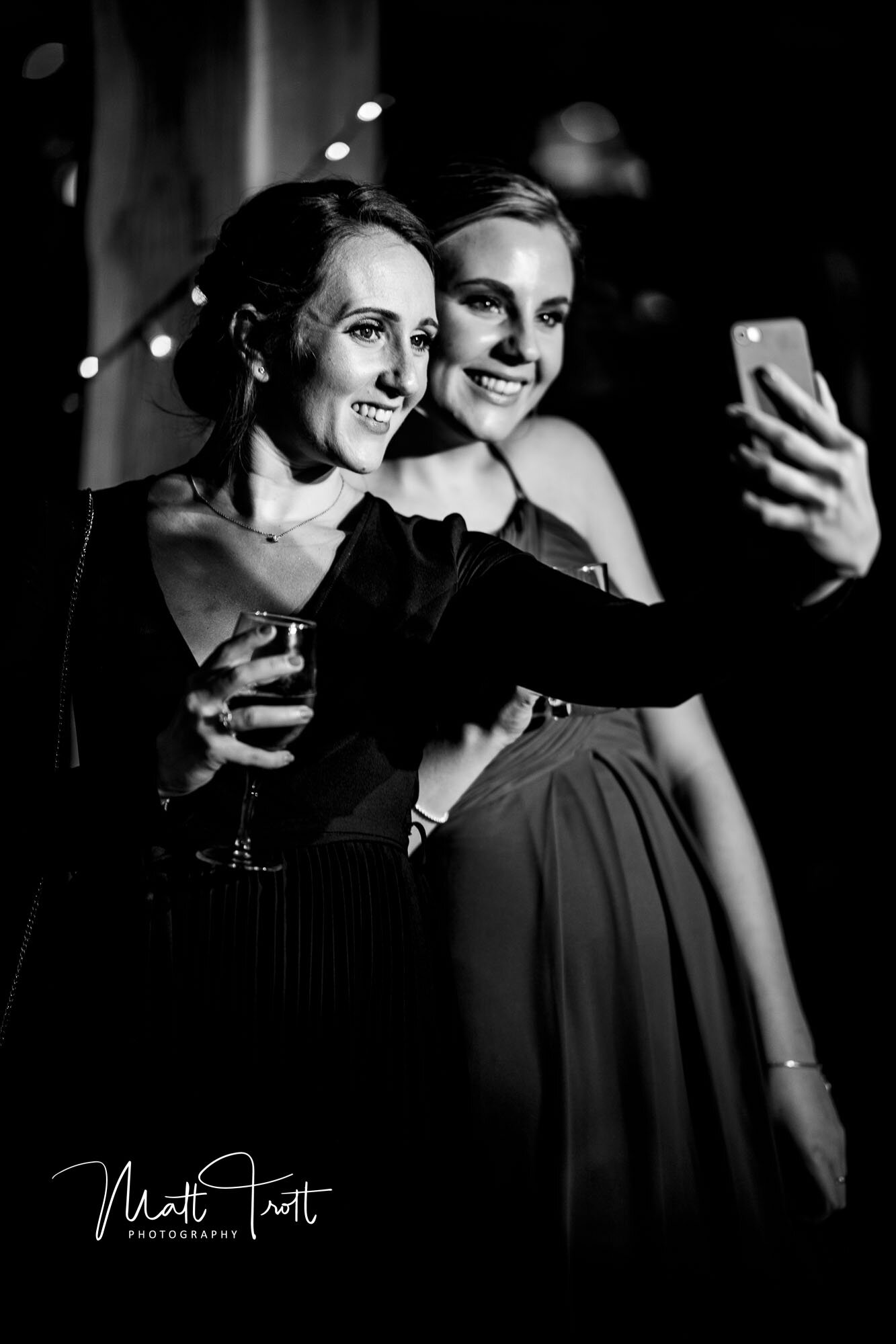 Guests selfie at the old kent barn