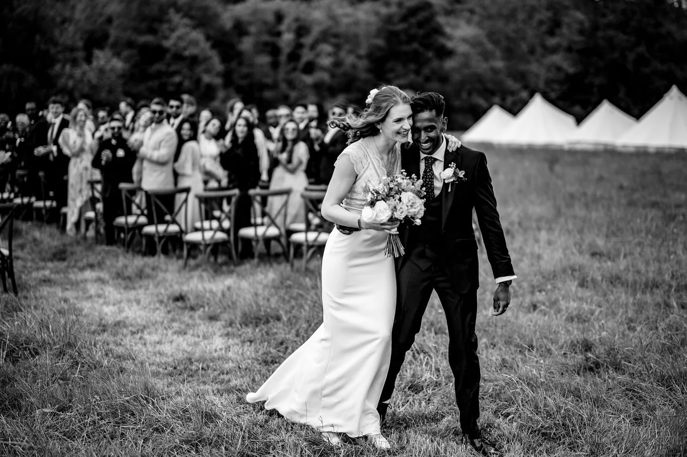 Hetty and Rohit. Thank you. Thank you for letting me just document everything, such epic epic dancing.  Tipi @holmstedevents 
florist @bluehenflowers 
dj @fizzandgroove 
Hair and MUA @blushbeautyandhair 
dress @catherine__deane