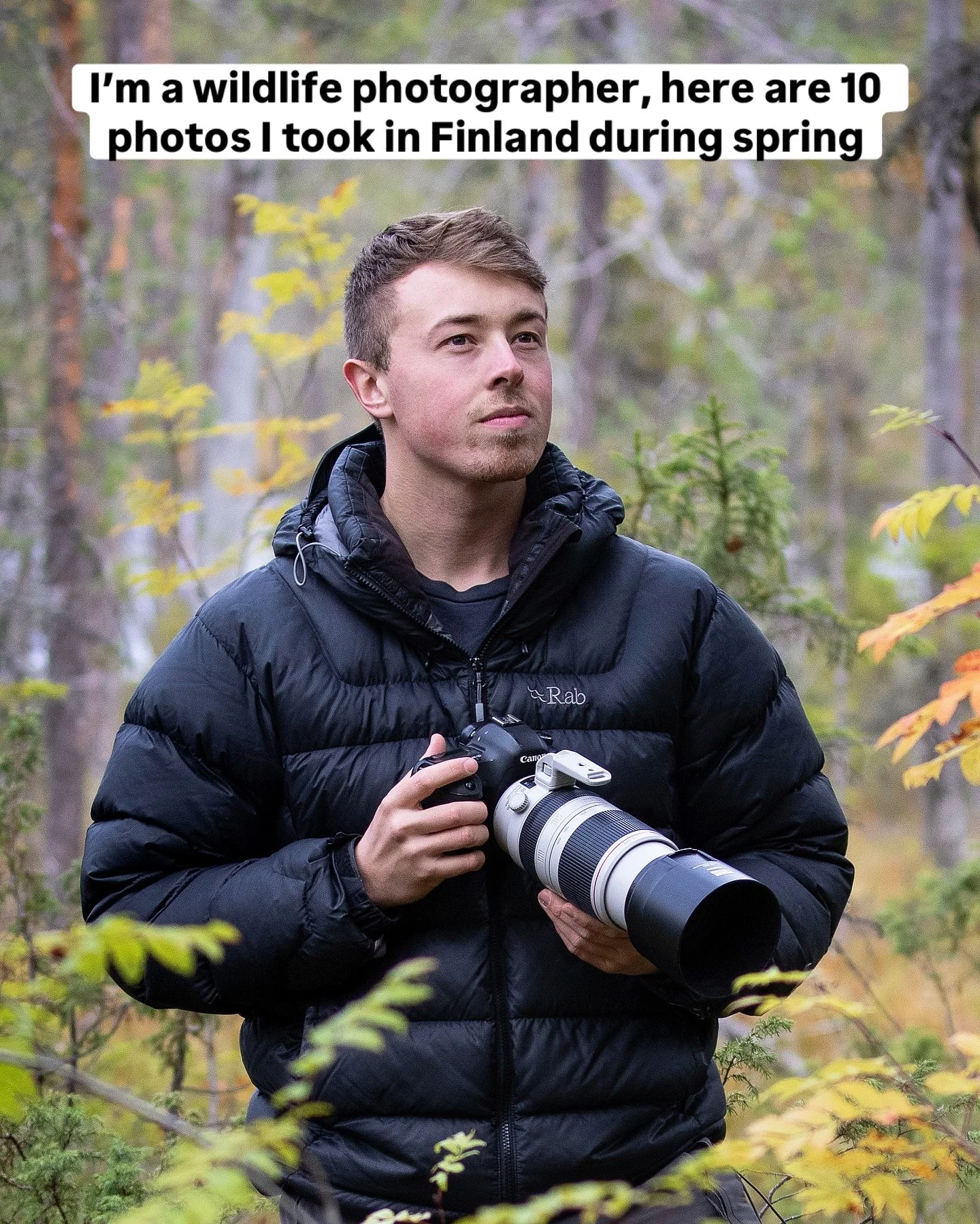 Hi! I&rsquo;m Harry, a nature photographer from the UK 🇬🇧 But, one of my favourite countries on earth to visit is Finland&hellip; Which of these shots taken in spring are your favourites? 

I&rsquo;ve been so lucky to spend time in one of Europe&