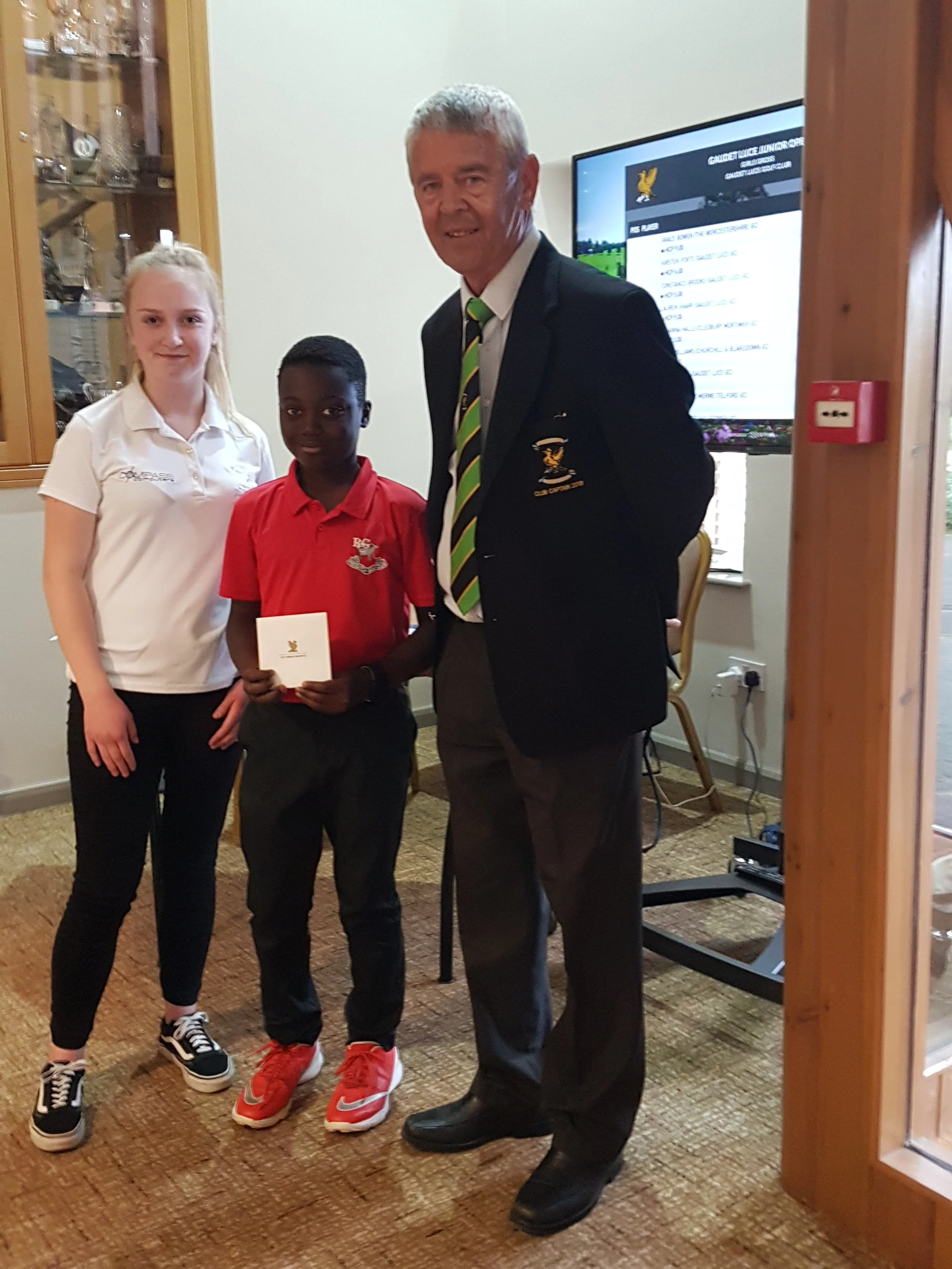 Kacey Haynes Junior Captain, Hayden Sarfo & Robert Smith Gaudet Luce Club Captain 