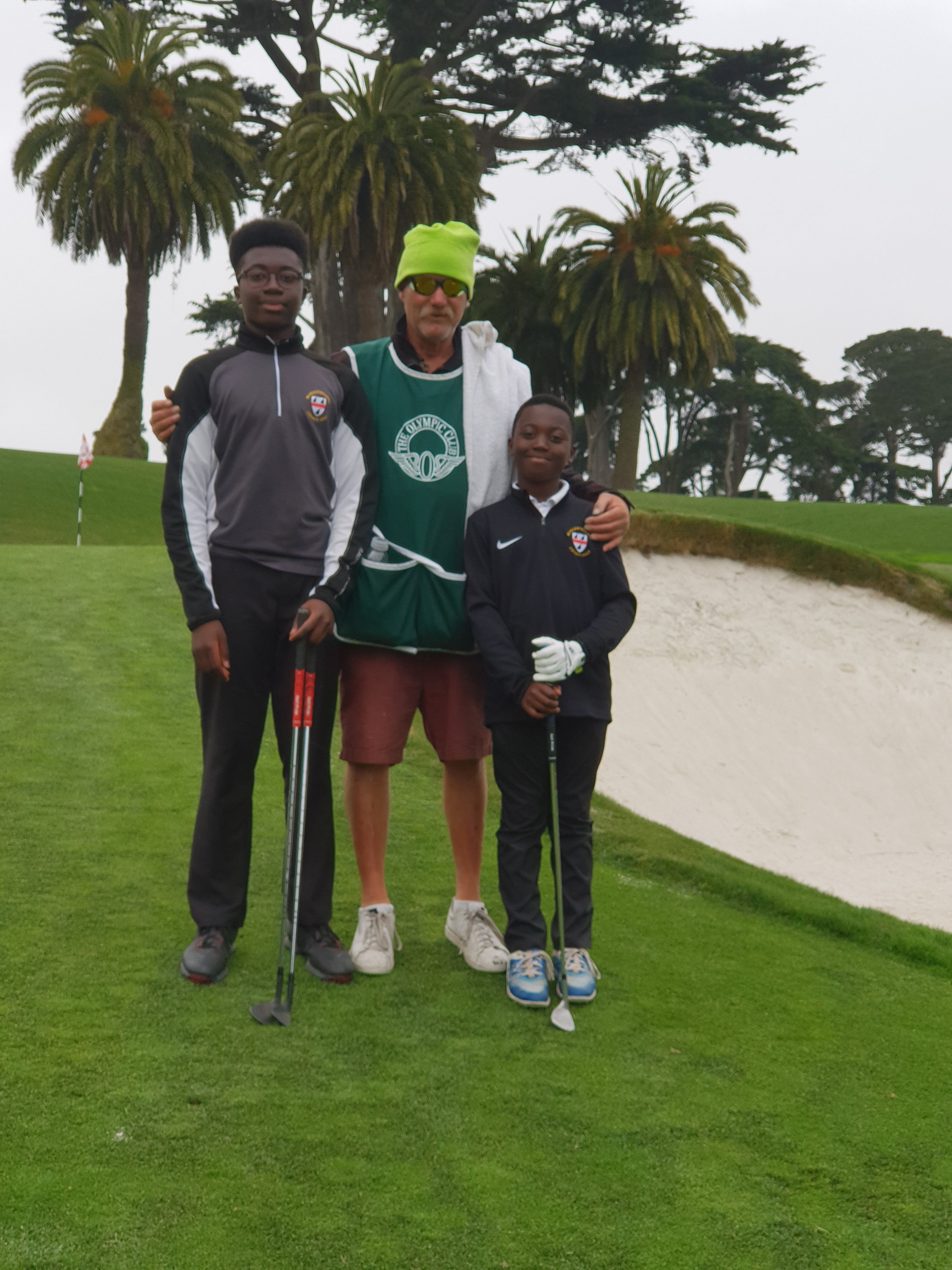 2018 Thank you to caddie Danny for a great round of 18 holes at 'The Olympic Club' Lake Course