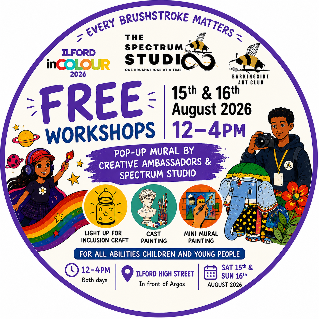 FREE Art Workshops ilford