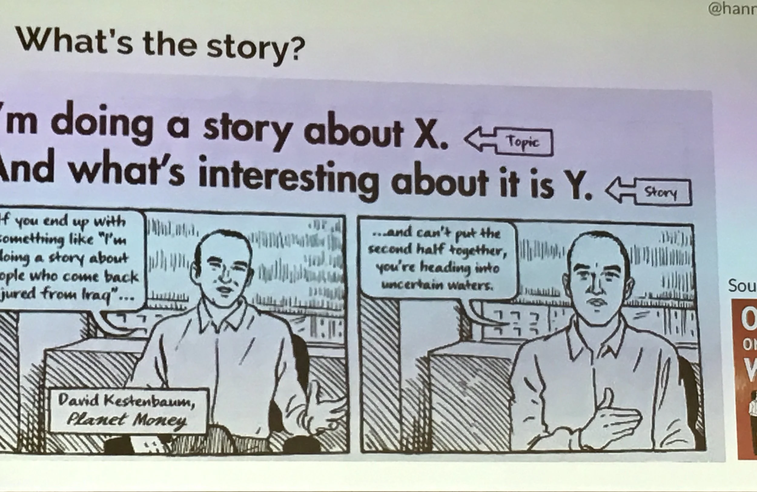 It’s not just about telling everyone what the story is about - you have to tell them what’s fascinating about it!