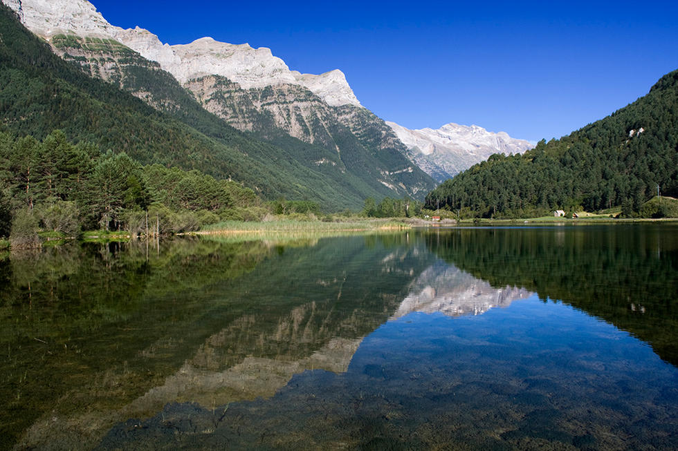 El valle de Pineta y su parador, sus rutas, su embalse, sus bosques 