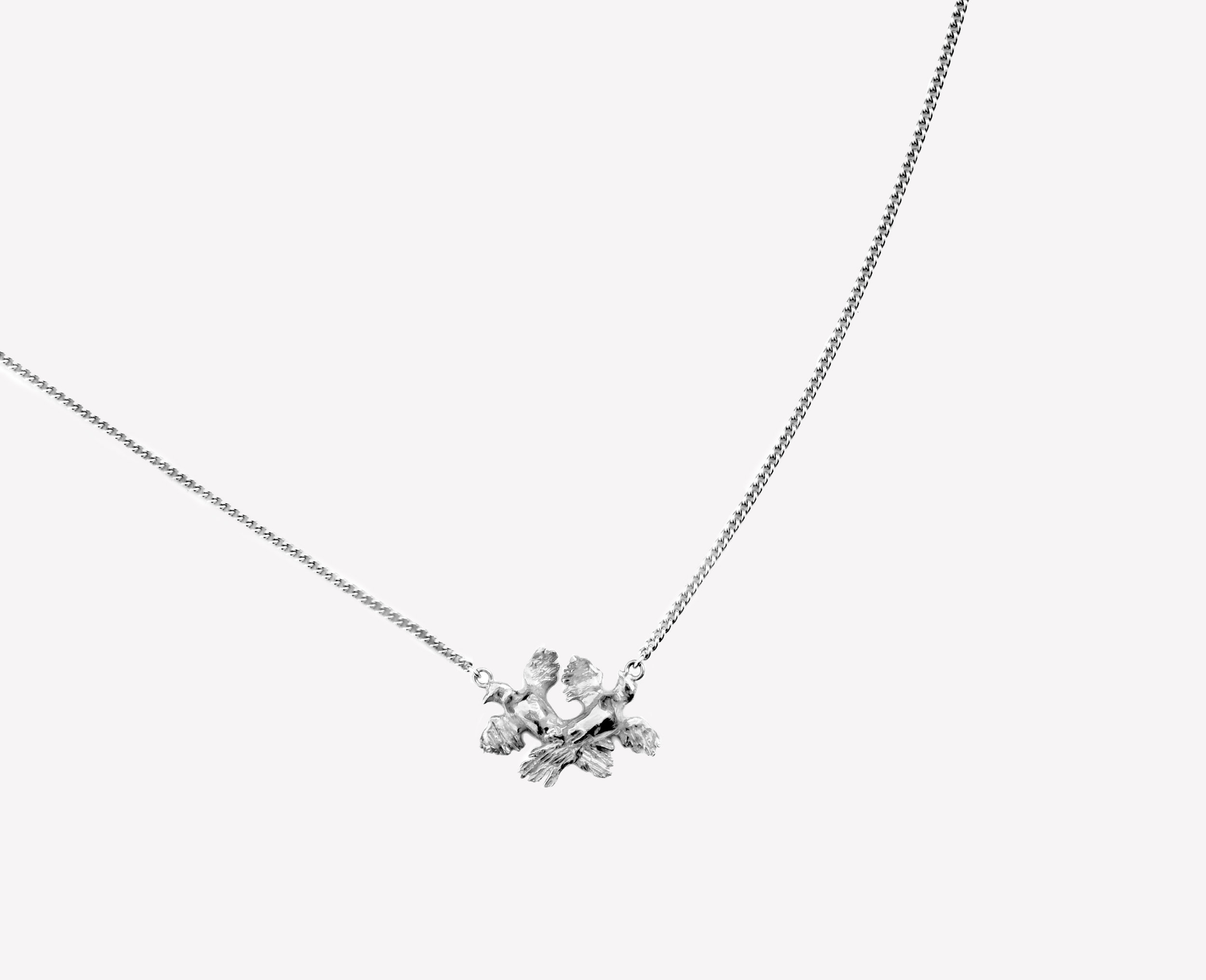 Copy of Silver Pheasant Pendant Necklace By Rachel Elizabeth Wood