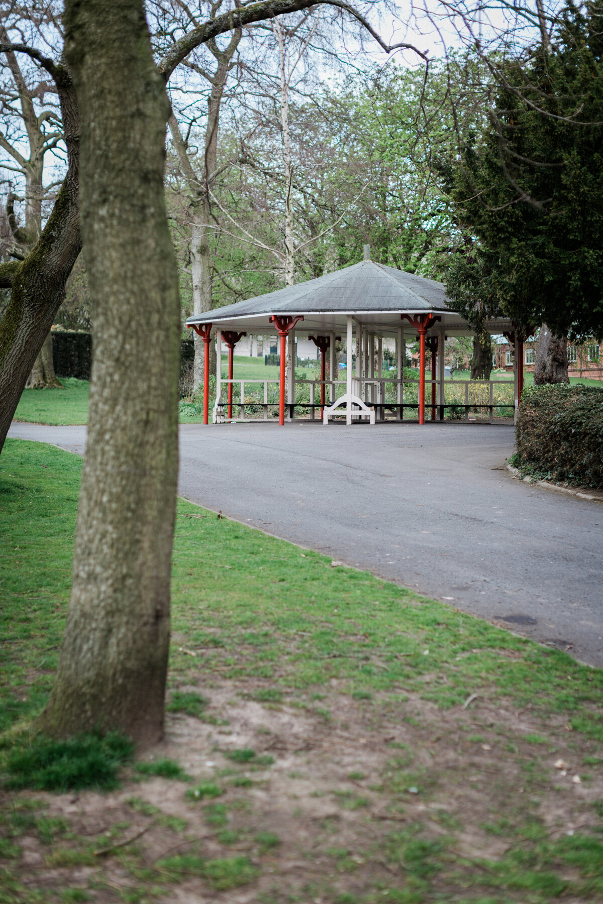 Empty bandstand, Botanic Gardens Belfast.
