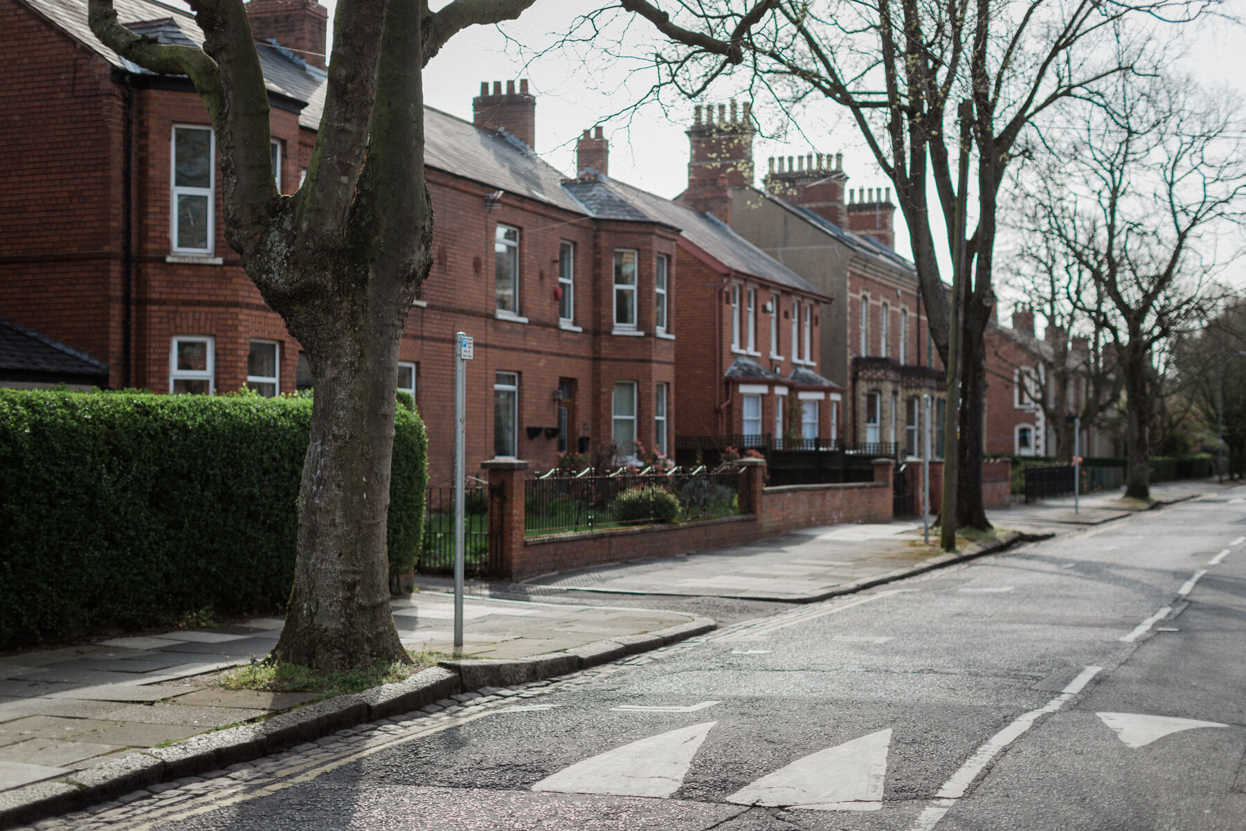 Rugby Road in the Holylands, Belfast. Usually filled with parked commuters & student cars.