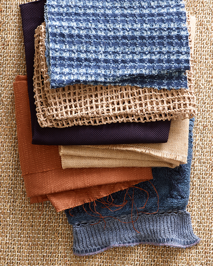 Textile Shoot by FranklinTill featuring textiles by Felix Diener Studio, photography by Victoria Ling