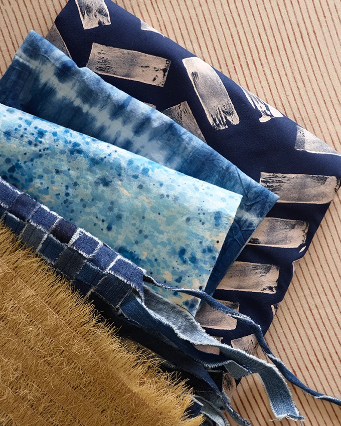 Textile Shoot by FranklinTill featuring textiles by Felix Diener Studio, photography by Victoria Ling
