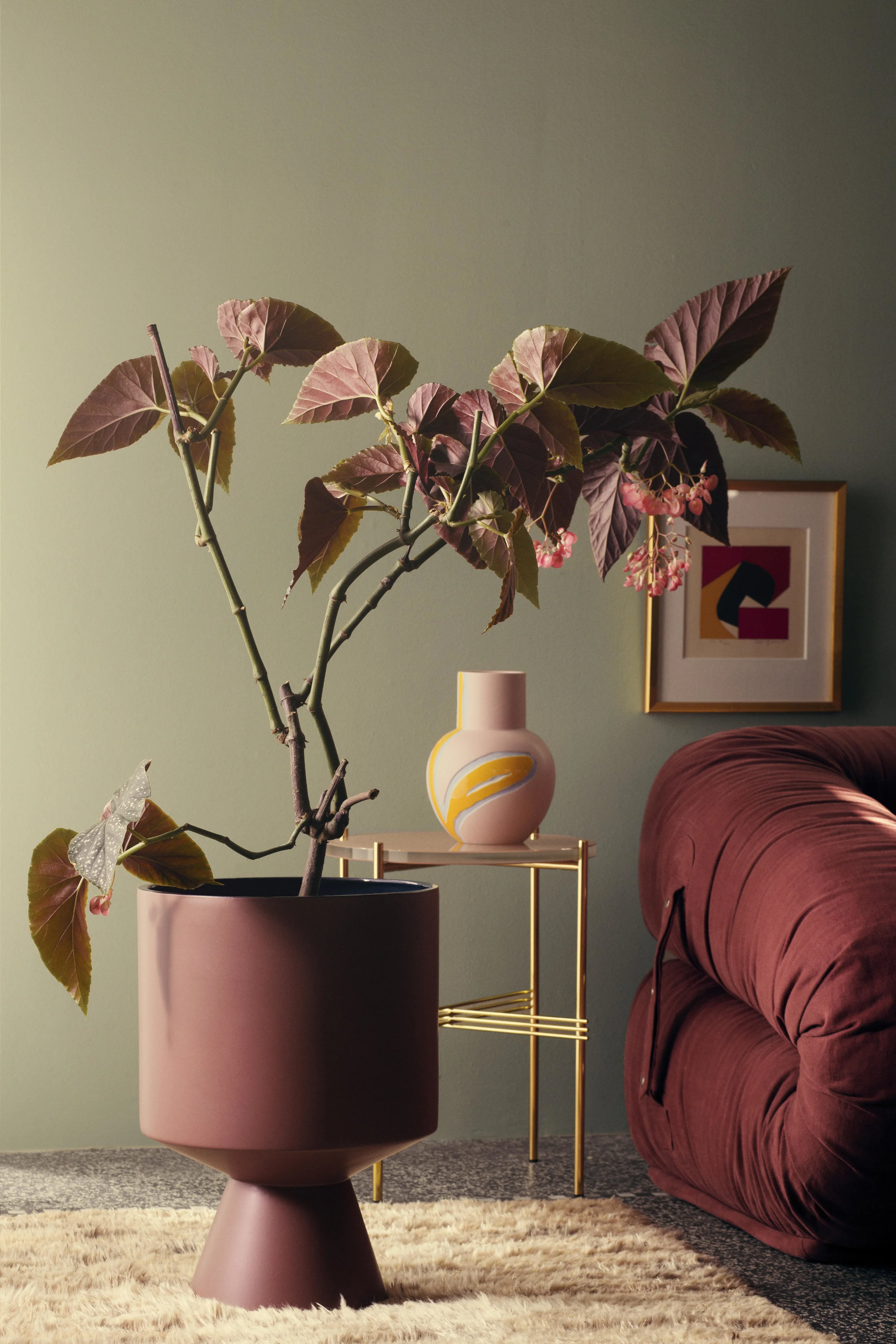 Flora Floor Pot by Stine Goya for Kähler Design