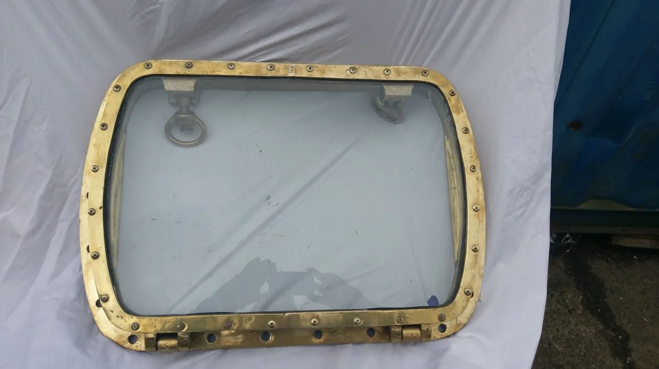 Ships heavy duty brass porthole