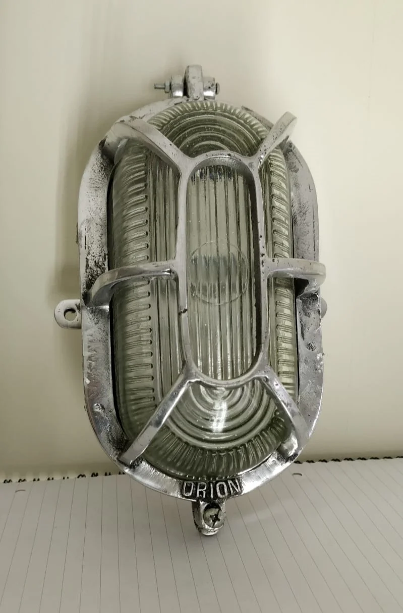 aluminium light, bulkhead, restaurant, jamie oliver