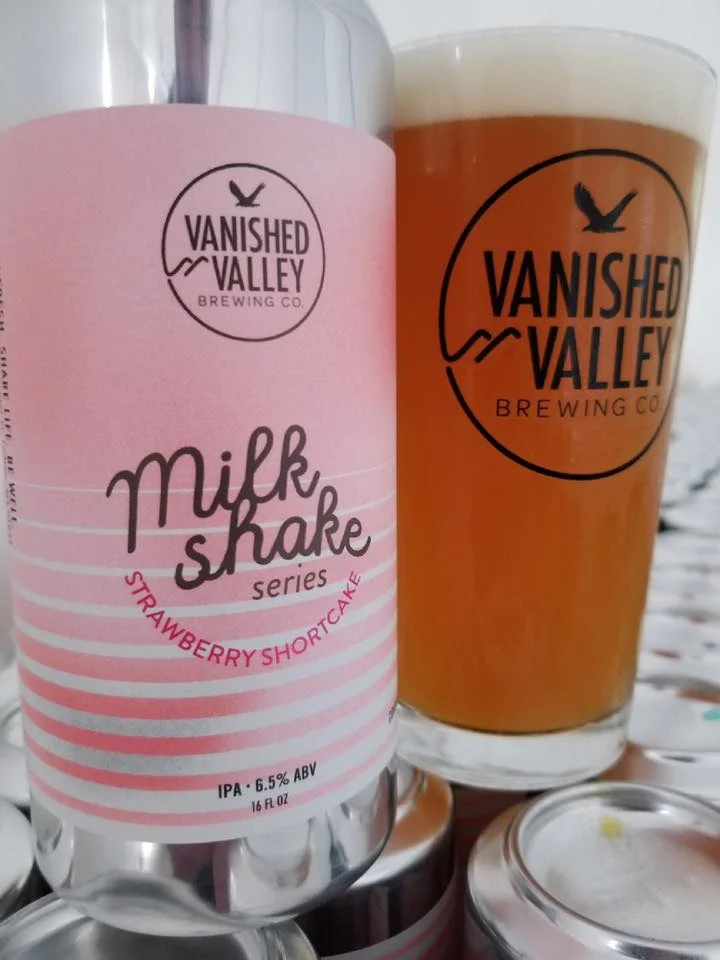 Strawberry Shortcake Milkshake IPA If you liked our first milkshake you gotta try this one! At 6.5% ABV, this IPA was created with both English and German malts, one single hop, lactose, and aged on fresh strawberries. The massive aroma gives way to balanced flavors of bready malts and fresh cut strawberries with just the right amount of subtle sweetness.