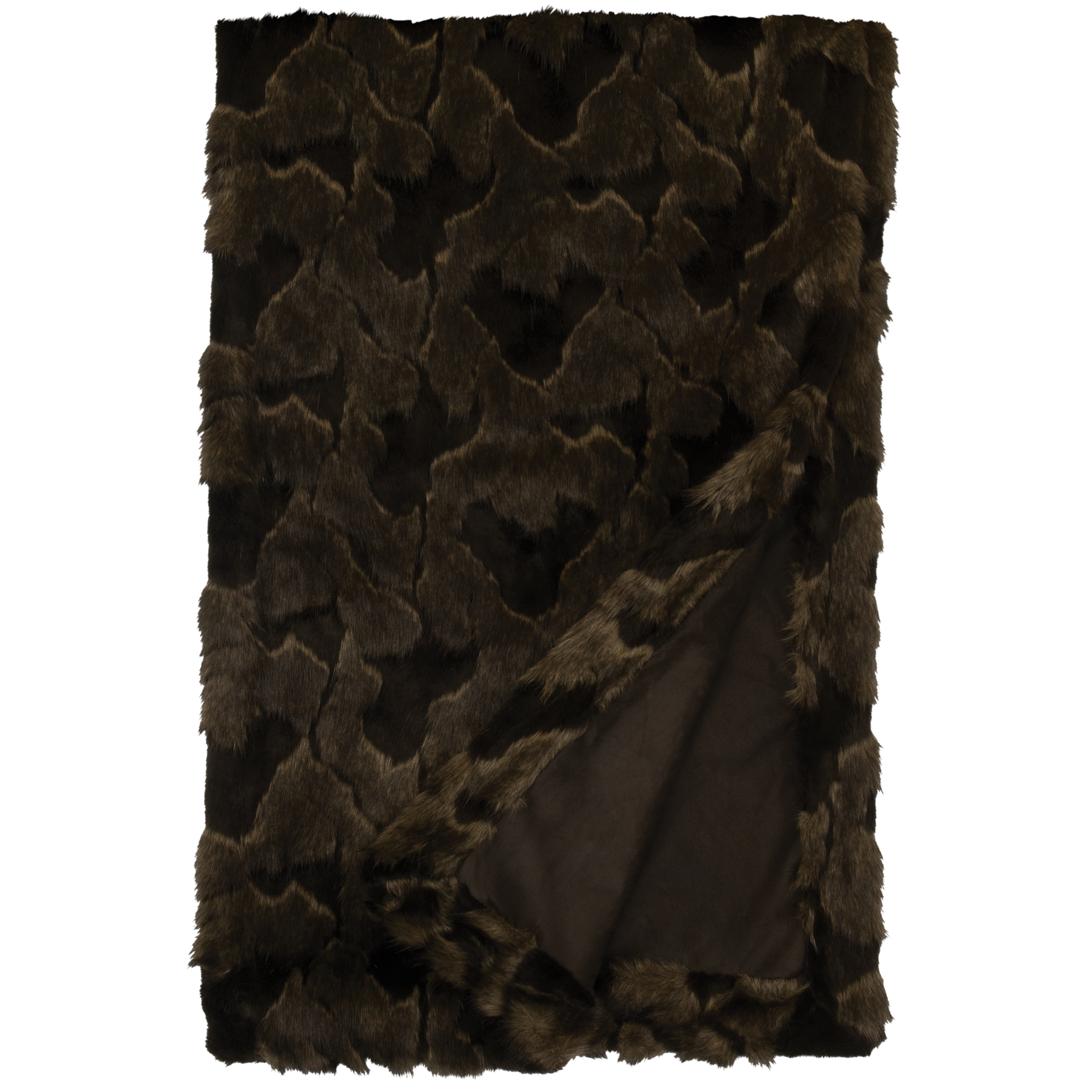 Onyx Marbled Fox Throw 54" x 72" - #WD90130