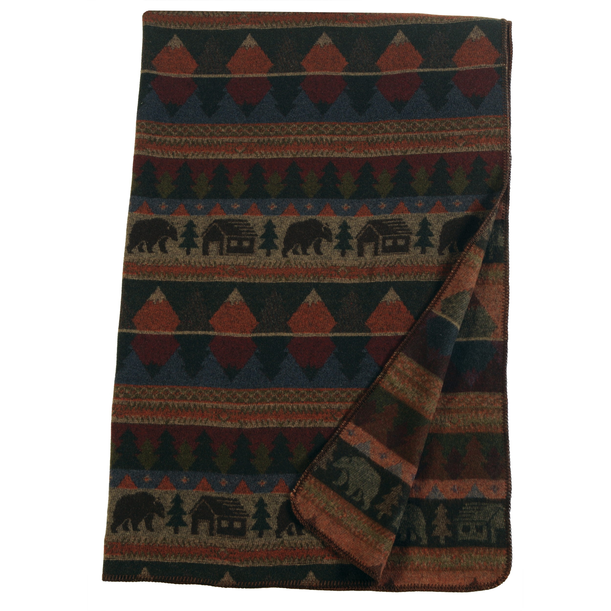 Cabin Bear Throw 60" x 72" - #WD627