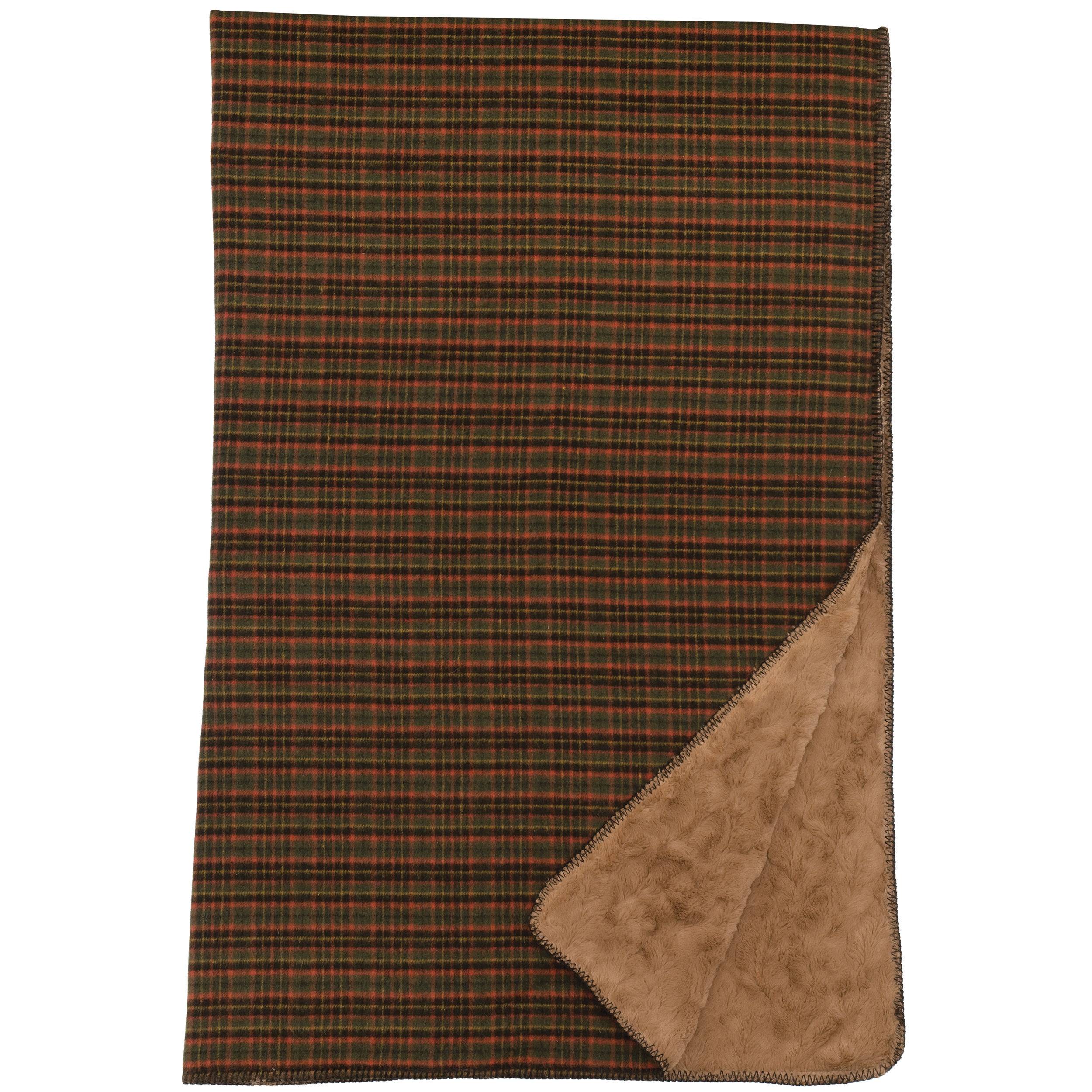 Wooded River Plaid 4 Throw 60" x 72" - #WD90506