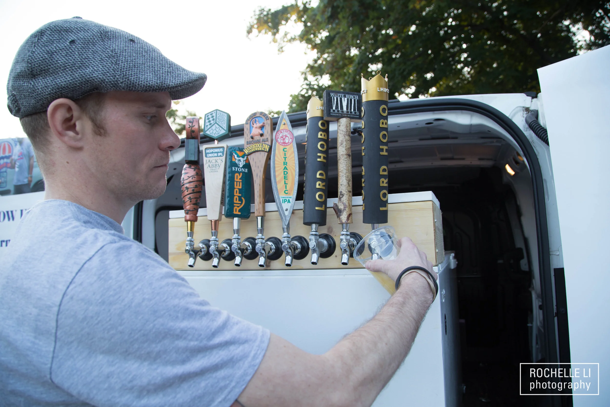 Craft Beer on Tap with a Beer Truck