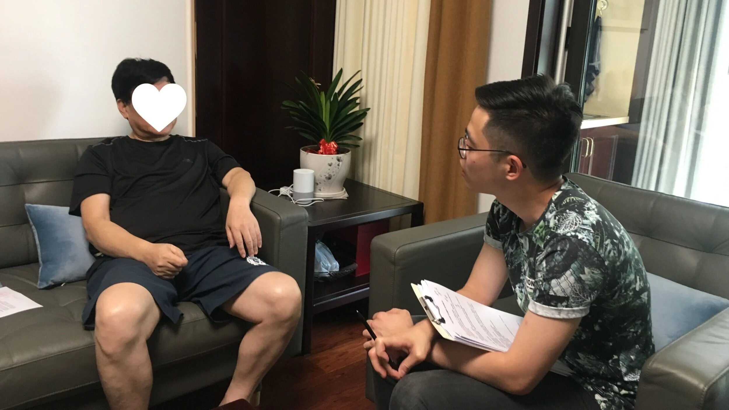  實際進到使用者家中訪談 
