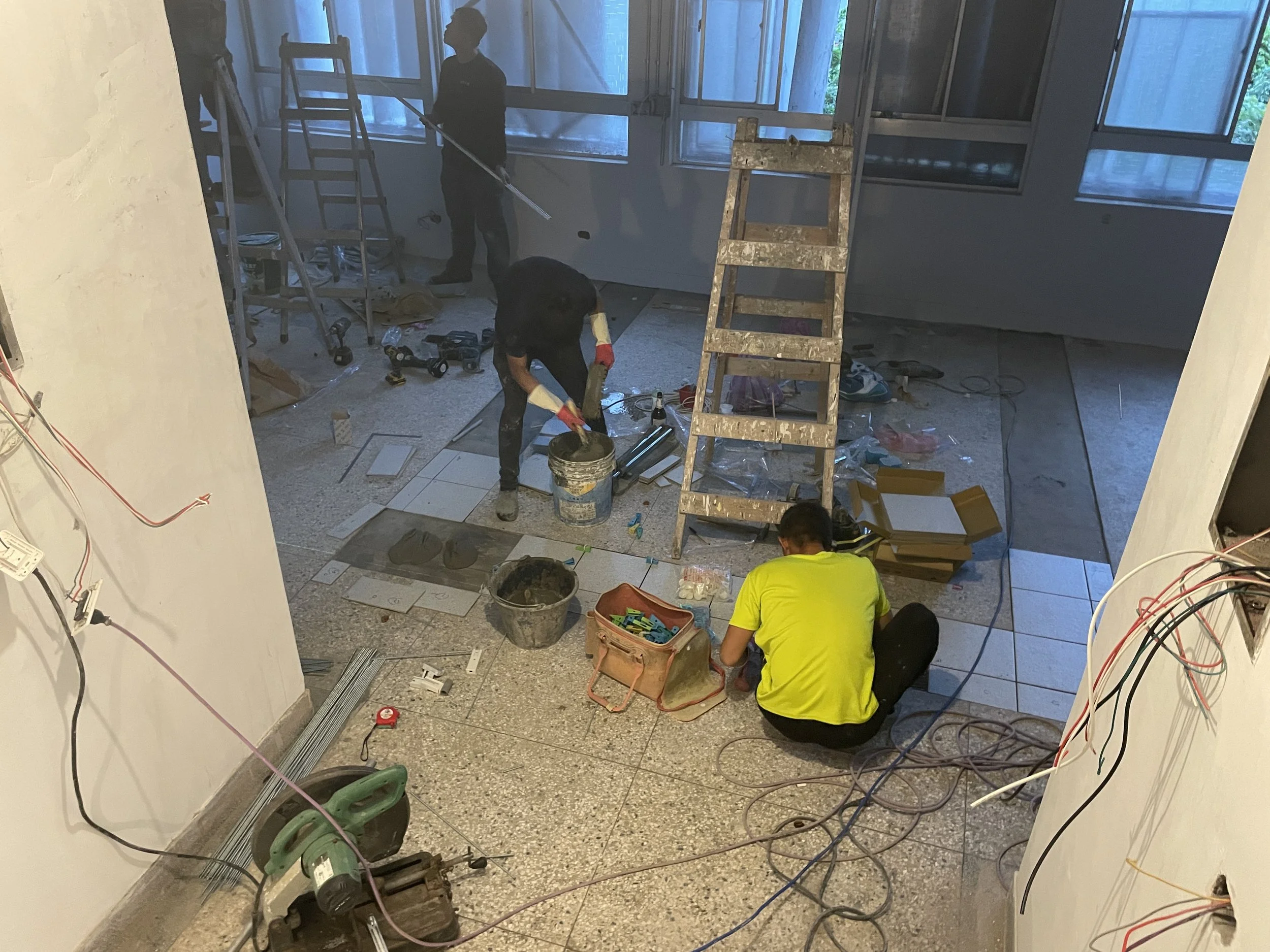 設計監工｜泥作工程