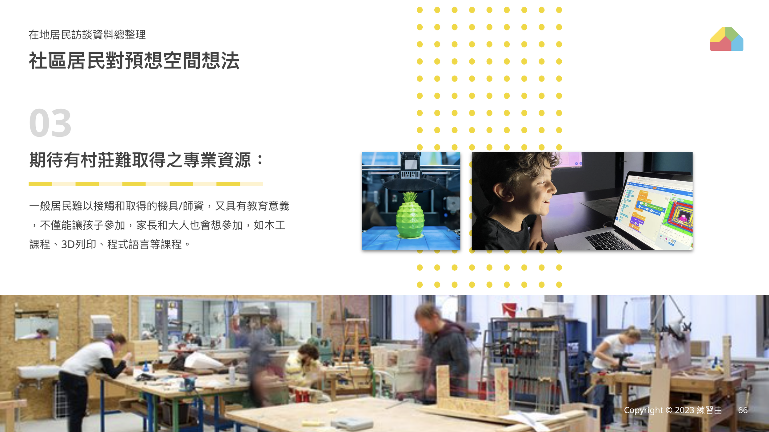 地方對社區空間的需求與想像