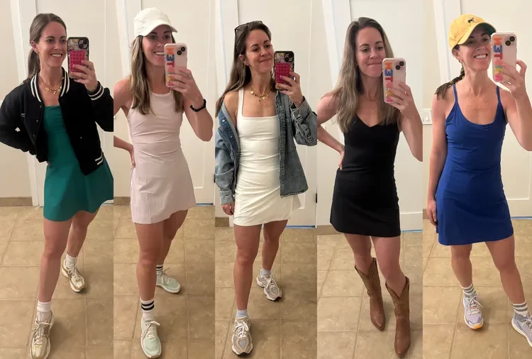 Kristen Geil modeling best exercise dresses