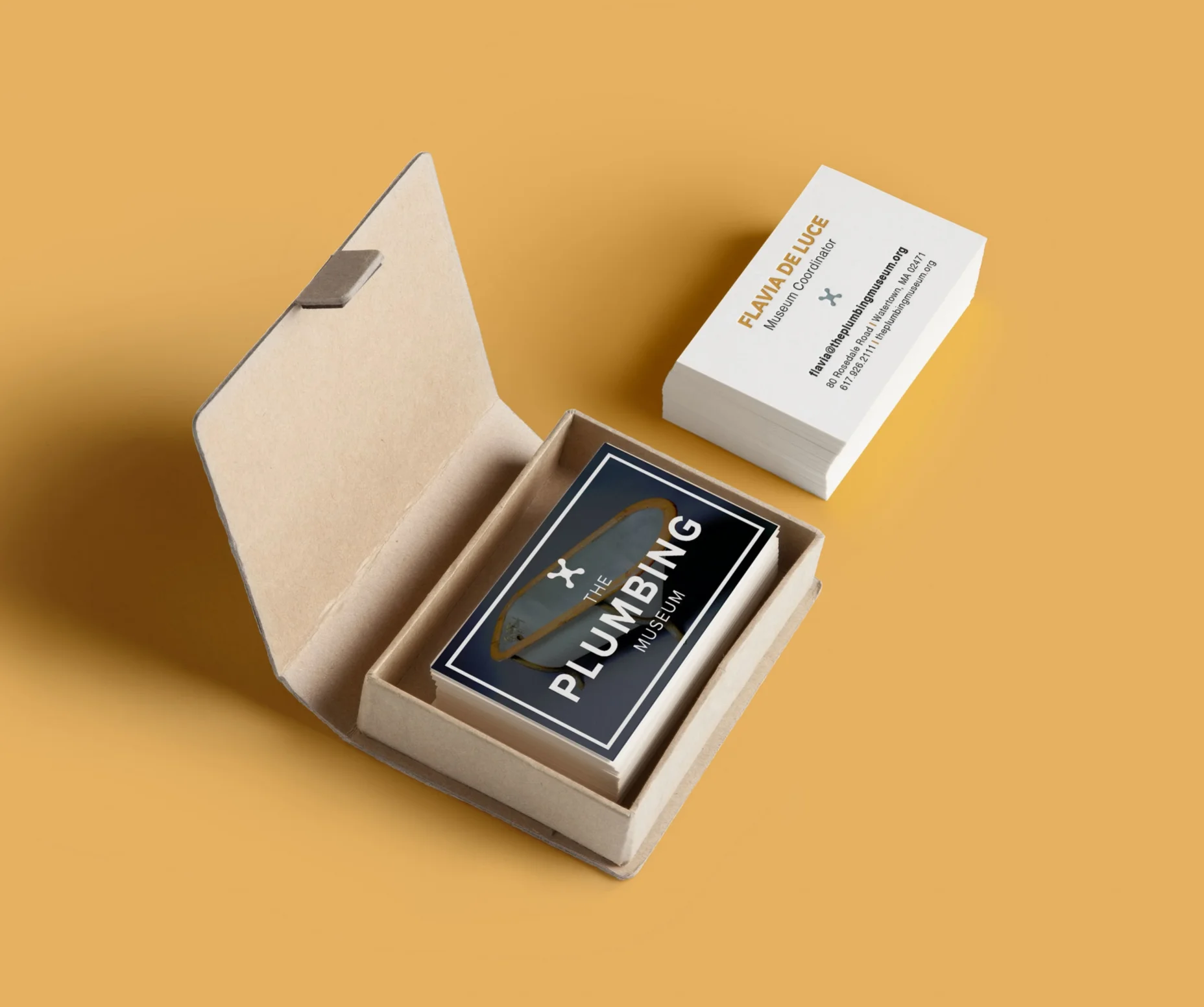 The Plumbing Museum Business Card Re-Design