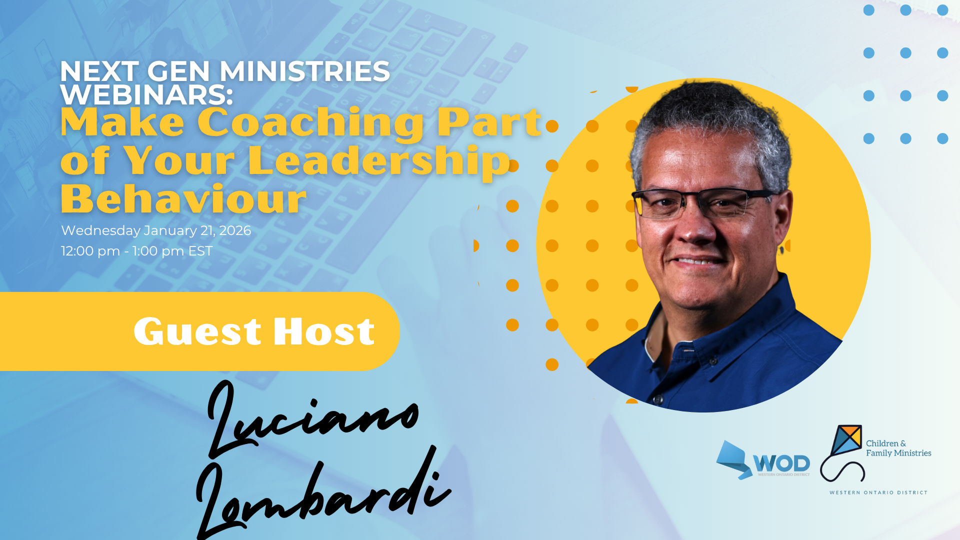 NextGen Ministries Webinars: Make Coaching Part of Your Leadership Behaviour