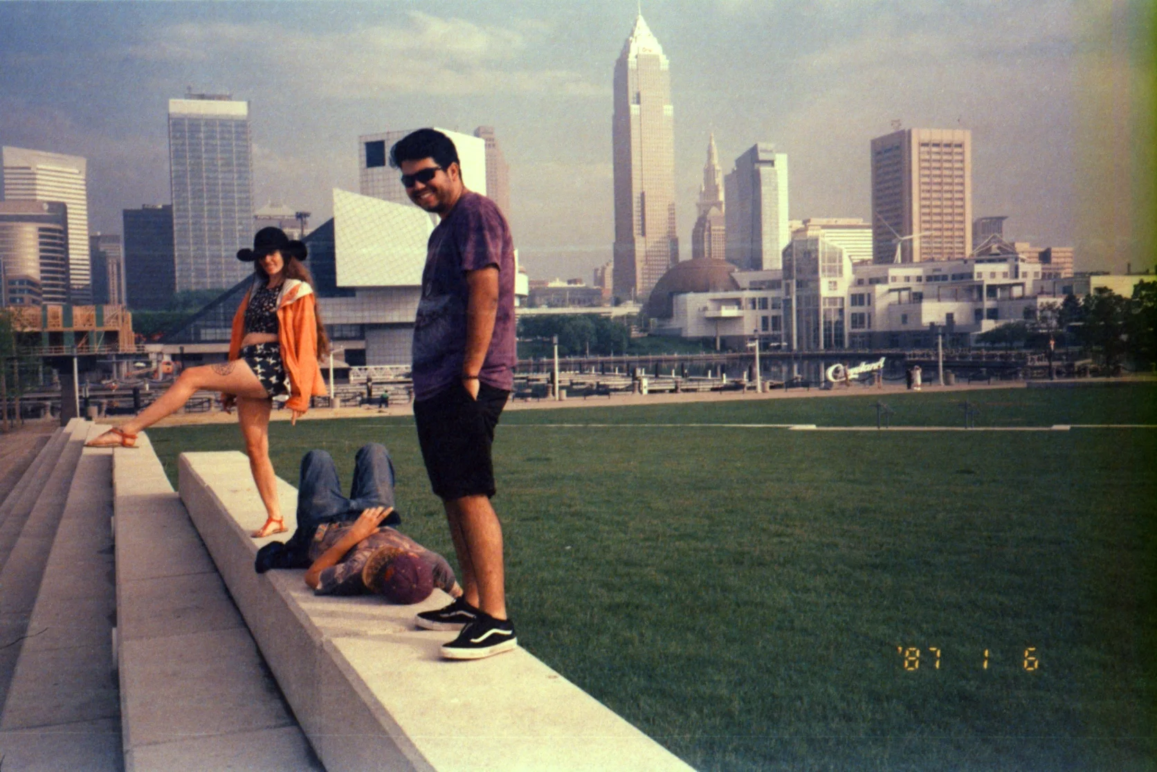 Chris, Tari and Niko came to Cleveland to visit