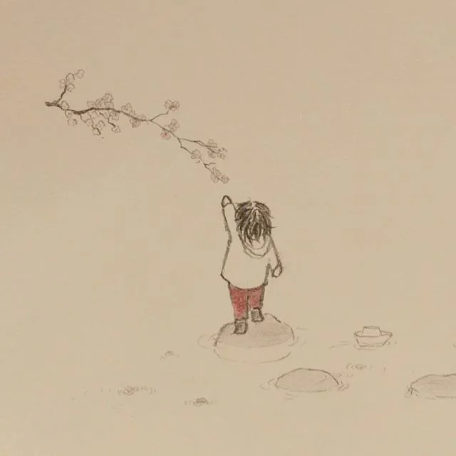 Spring. Part of a small project with @in.thehood

Four original drawings are up on the wall of one of intheHood's apartments. 
If you're visiting Tokyo and need a place to stay, stay with intheHood and mayybbeee you'll see her... .
.
.
.
.
.
#intheho