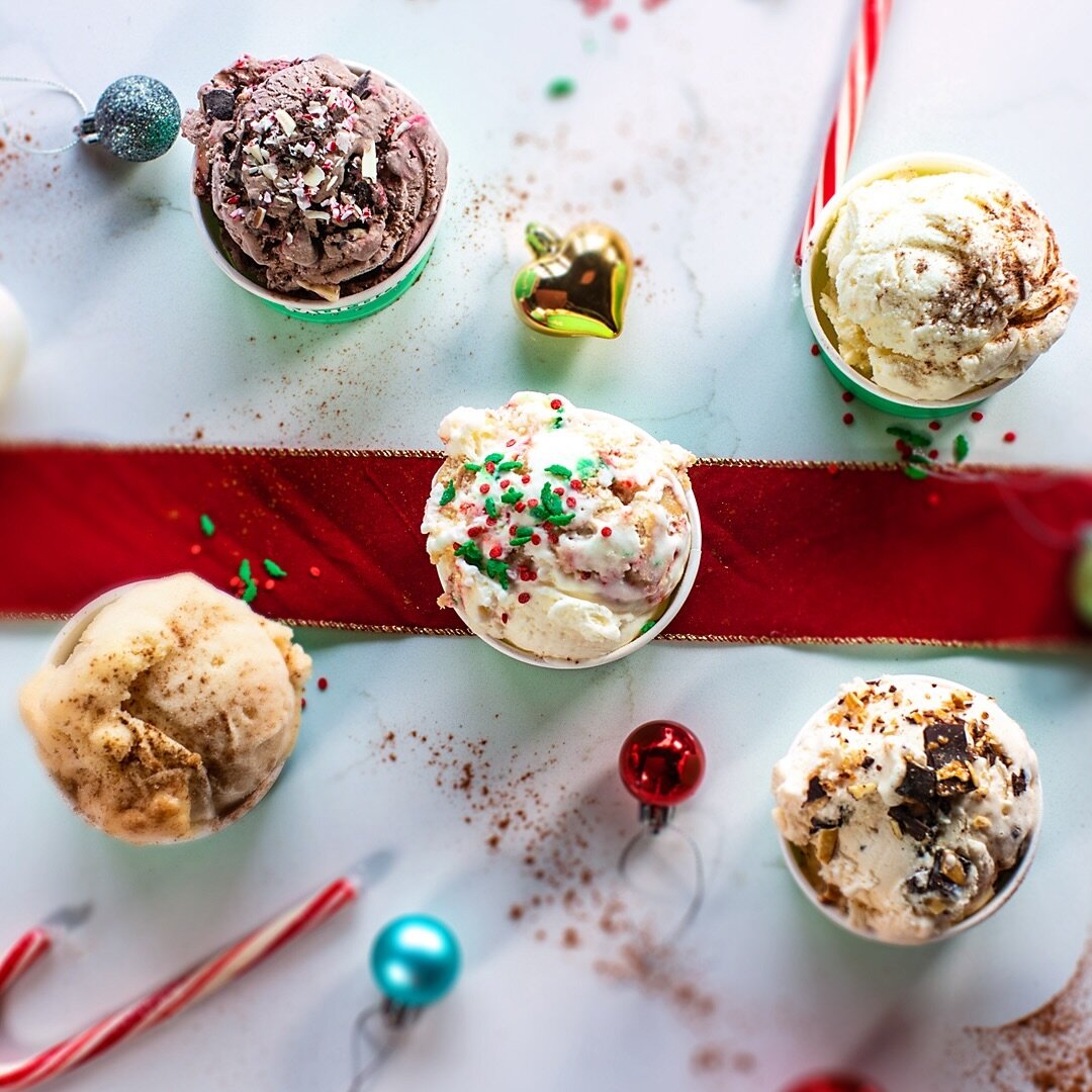 🍦✨ Embracing the sweet struggle of choosing from a flurry of festive flavors. 'Tis the season for scoop-fuls of joy! 🎁❄️
 #icecreamisyourfriend