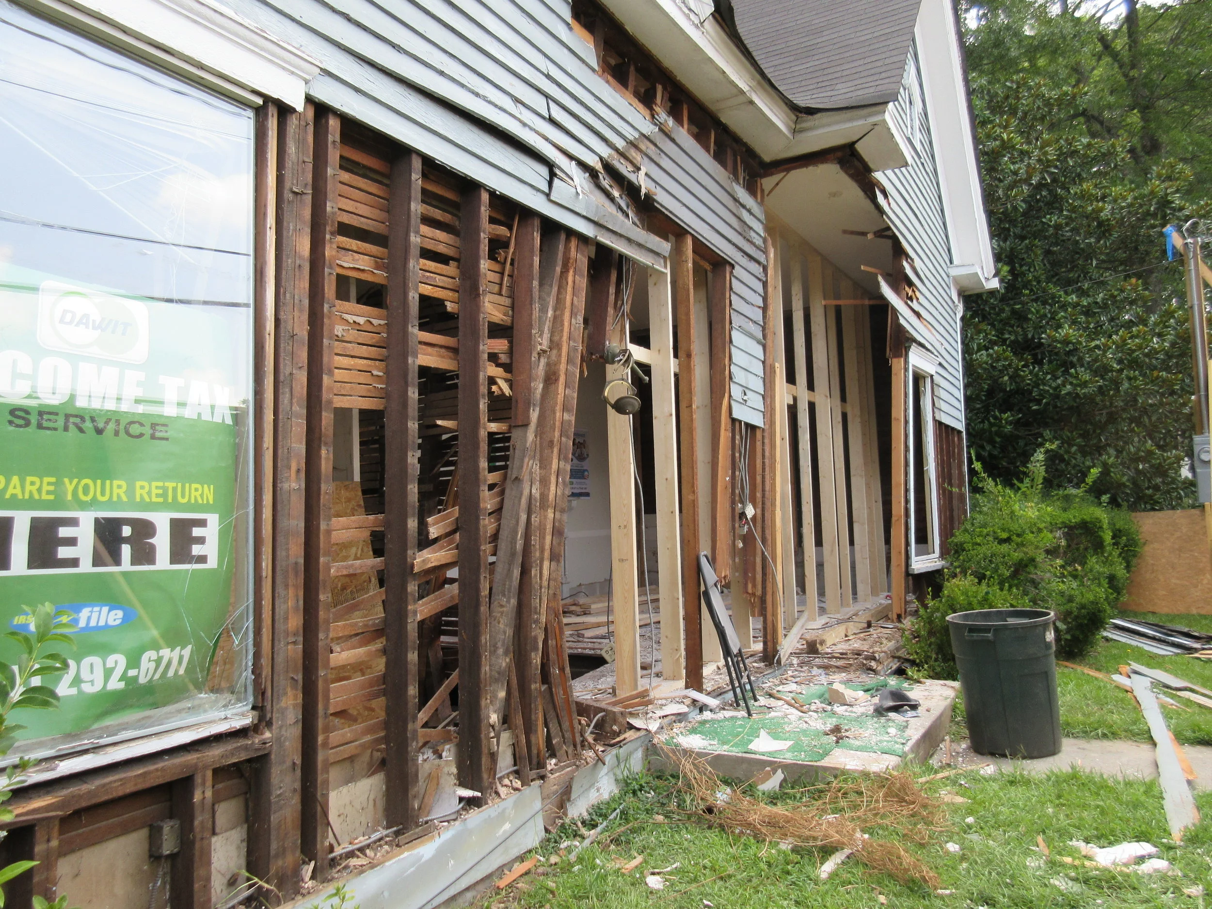  Car crashed into attorney's office 