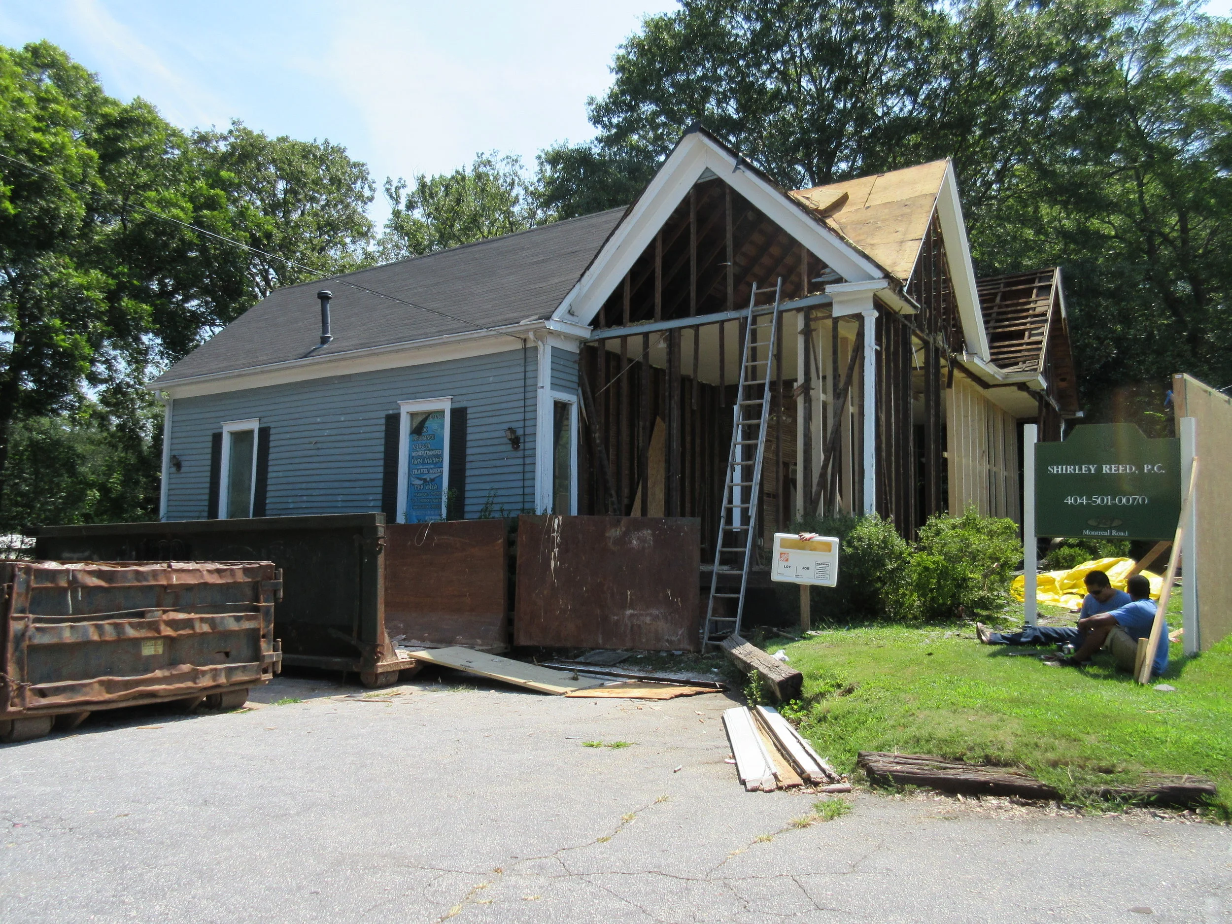  Repair underway to fix damaged office 