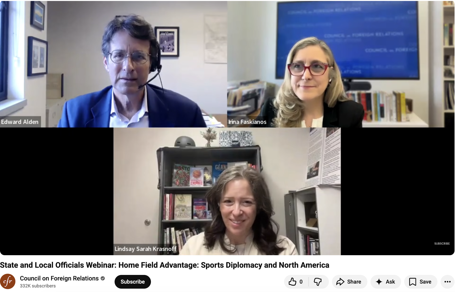 Sports Diplomacy and North America