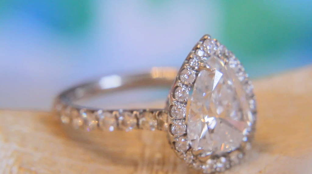 four seasons hotel austin wedding pic 12 teardrop engagement diamond