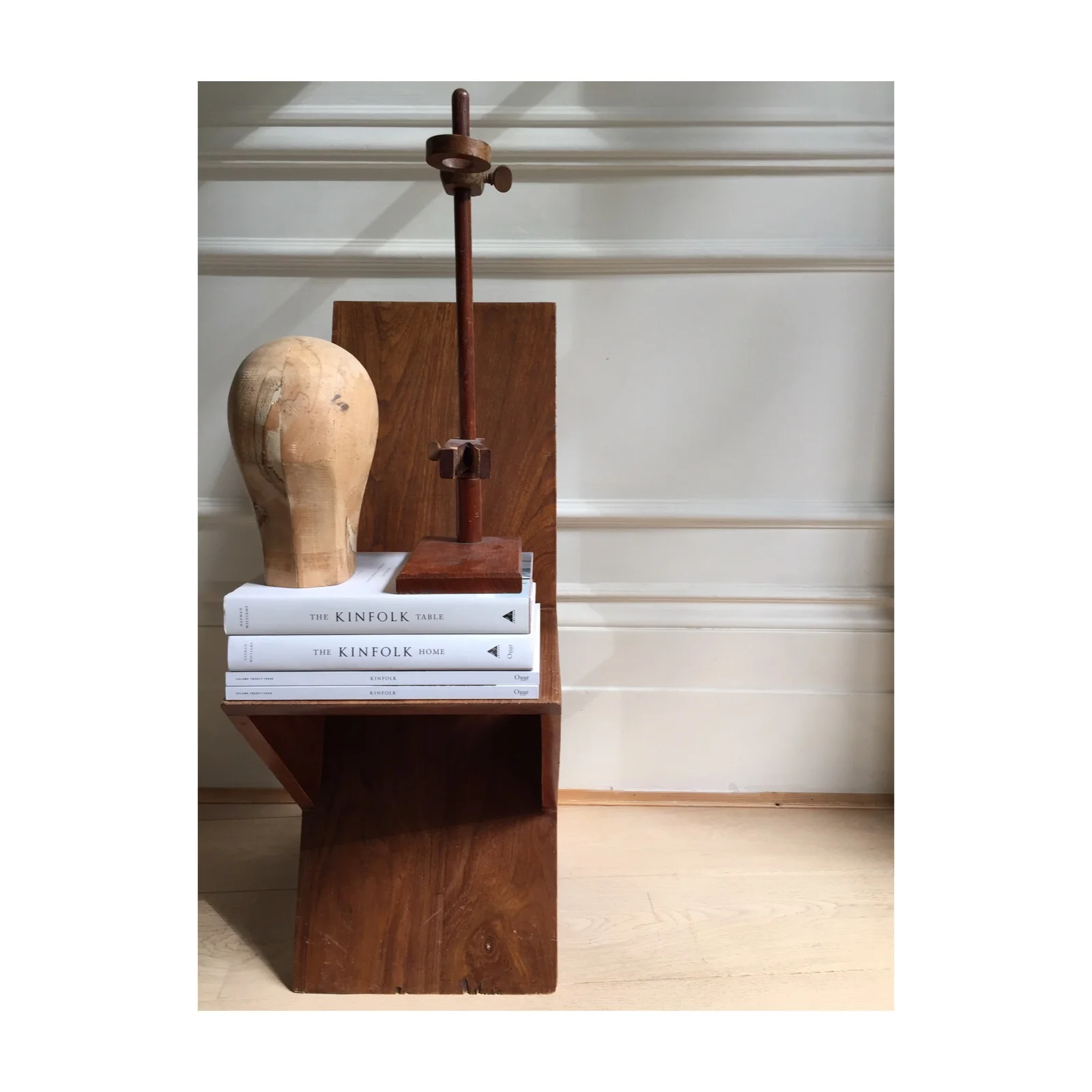  Antique hat stand &amp; victorian laboratoruy stand 